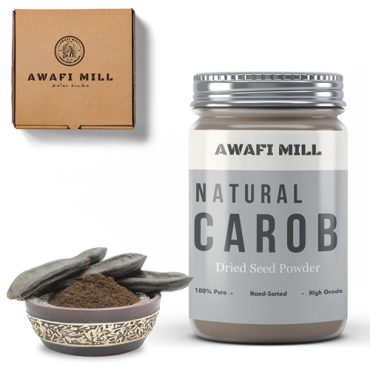 Awafi Mill Carob Powder Locust bean seed 100gm